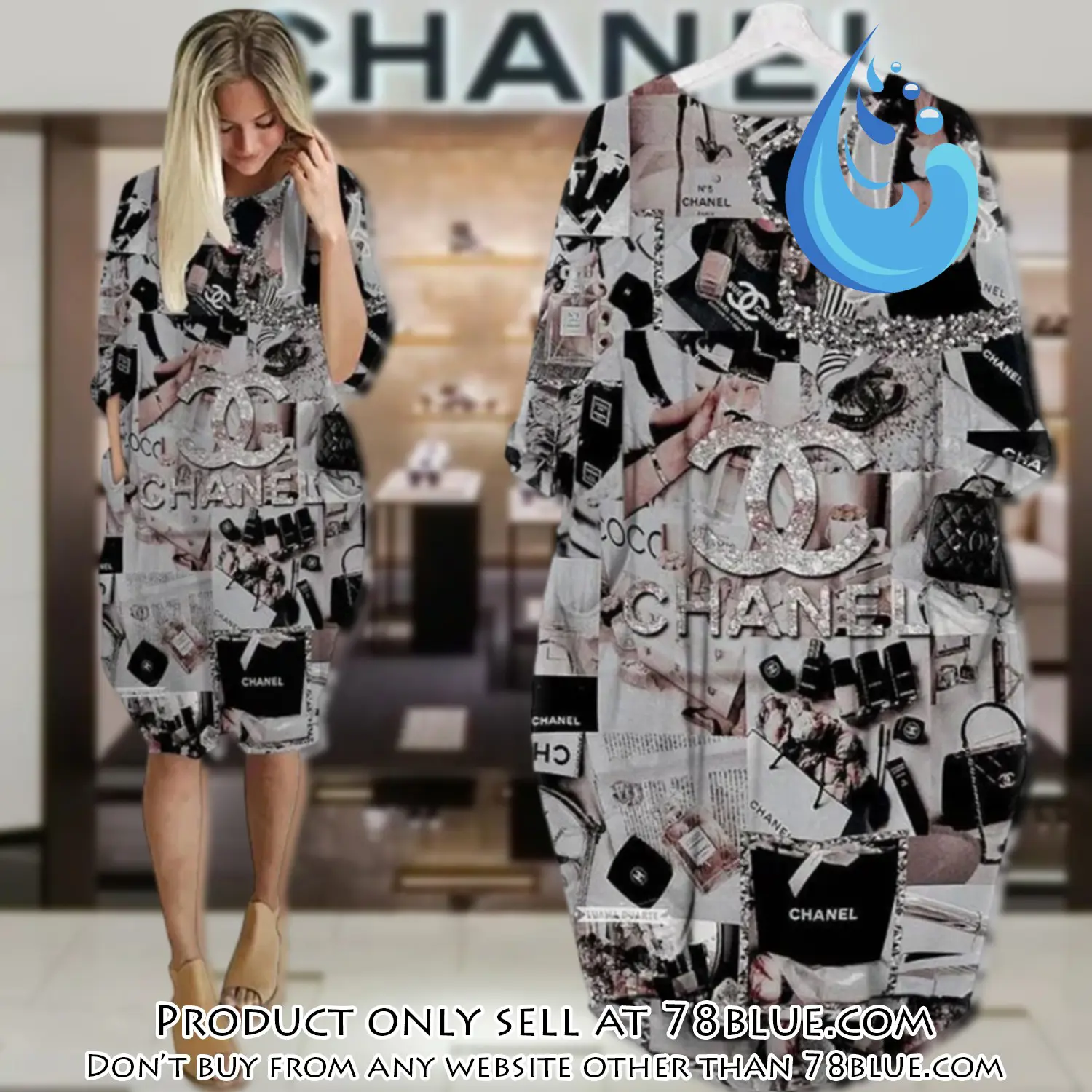 Chanel leopard batwing pocket dress luxury brand for women pd073 78b1012726